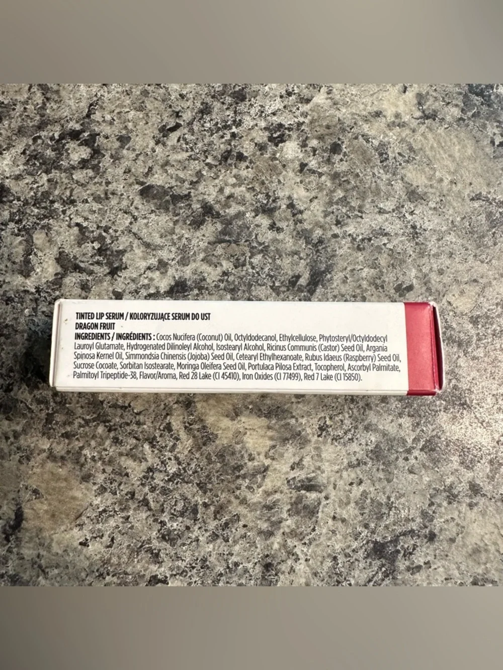 NEW Arbonne Lip Oil Tinted Lip Serum Dragon Fruit Gloss Balm 7973 2.8 g